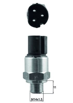 MAHLE ORIGINAL Teplotný spínač ventilátora chladenia TSW 73 1