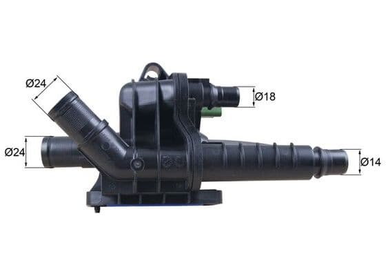 MAHLE ORIGINAL Termostat chladenia TH 66 83 1
