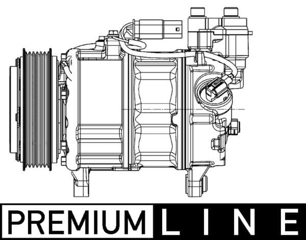 MAHLE ORIGINAL Kompresor klimatizácie ACP 599 000P 1