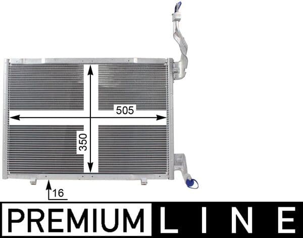 MAHLE ORIGINAL Kondenzátor klimatizácie AC 22 000P 1