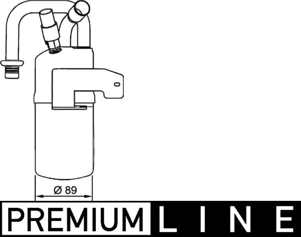 MAHLE ORIGINAL Vysúžač klimatizácie AD 274 000P 1