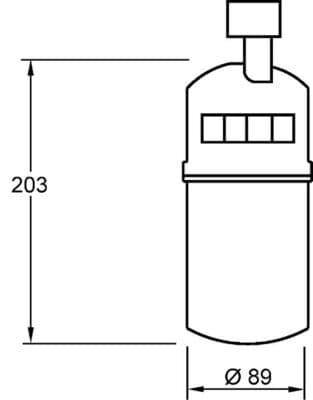 MAHLE ORIGINAL Vysúžač klimatizácie AD 275 000S 1