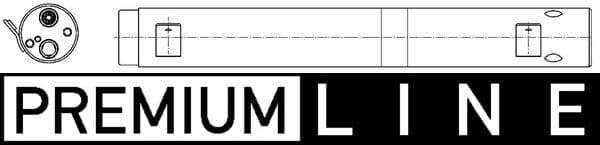MAHLE ORIGINAL Vysúžač klimatizácie AD 292 000P 1