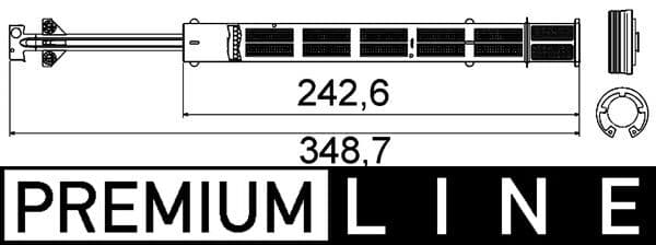 MAHLE ORIGINAL Vysúžač klimatizácie AD 56 000P 1