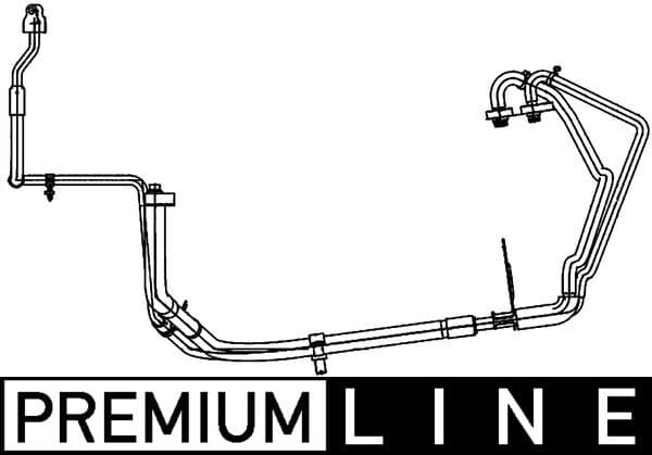 MAHLE ORIGINAL Vysoko/nízkotlakové vedenie klimatizácie AP 109 000P 1