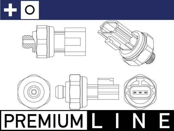 MAHLE ORIGINAL Tlakový spínač klimatizácie ASE 11 000P 1
