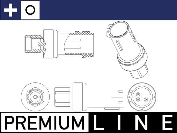 MAHLE ORIGINAL Tlakový spínač klimatizácie ASE 5 000P 1