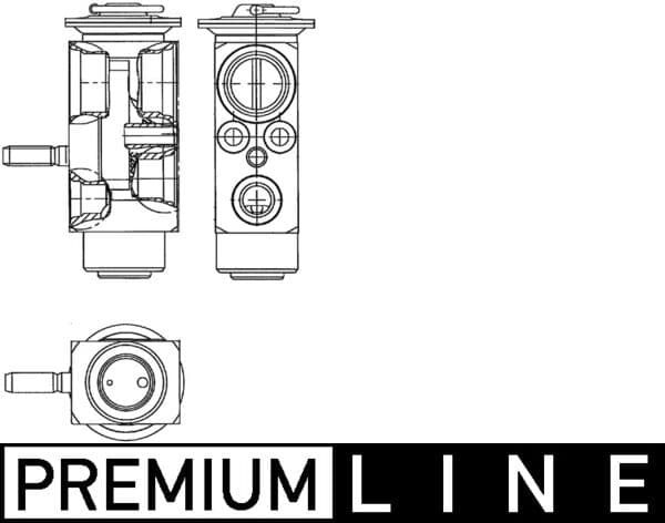 MAHLE ORIGINAL Expanzný ventil klimatizácie AVE 114 000P 1