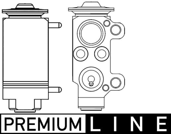MAHLE ORIGINAL Expanzný ventil klimatizácie AVE 56 000P 1