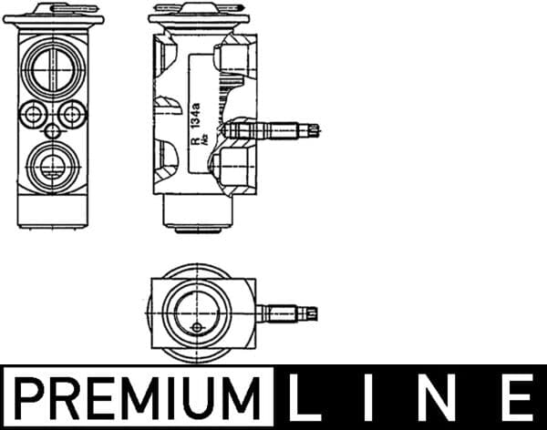 MAHLE ORIGINAL Expanzný ventil klimatizácie AVE 60 000P 1