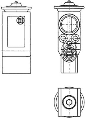 MAHLE ORIGINAL Expanzný ventil klimatizácie AVE 61 000P 1