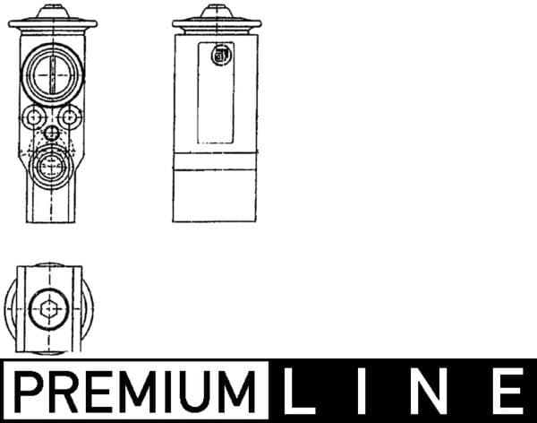 MAHLE ORIGINAL Expanzný ventil klimatizácie AVE 90 000P 1