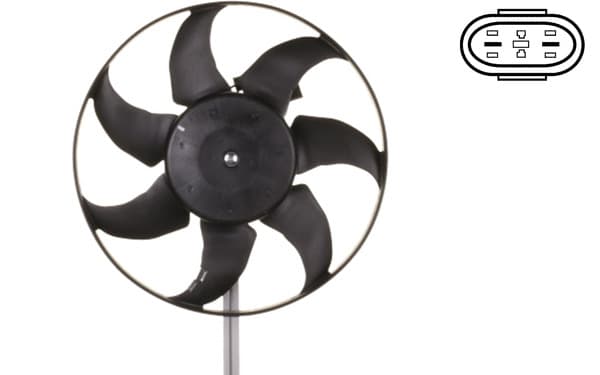 MAHLE ORIGINAL Ventilátor chladenia motora CFF 19 000S 1