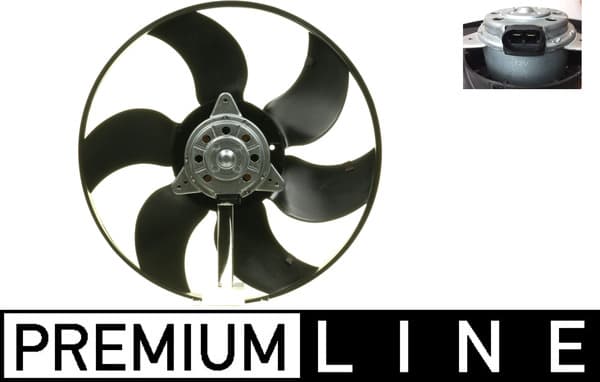 MAHLE ORIGINAL Ventilátor chladenia motora CFF 23 000P 1