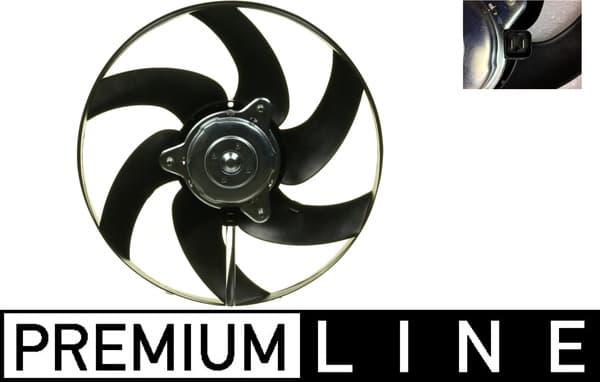 MAHLE ORIGINAL Ventilátor chladenia motora CFF 268 000P 1