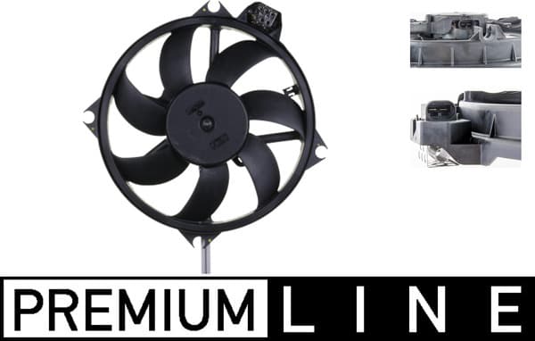 MAHLE ORIGINAL Ventilátor chladenia motora CFF 370 000P 1