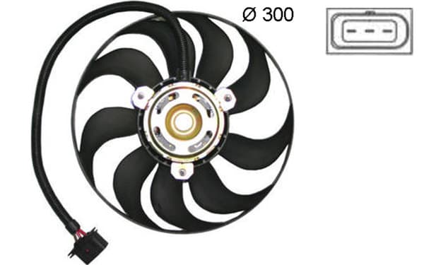 MAHLE ORIGINAL Ventilátor chladenia motora CFF 377 000S 1
