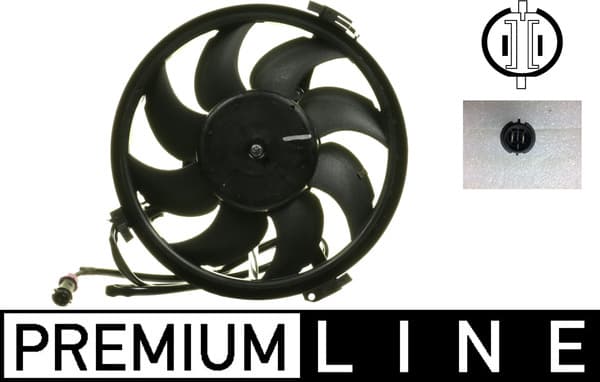 MAHLE ORIGINAL Ventilátor chladenia motora CFF 4 000P 1