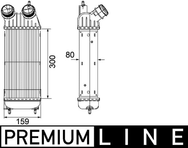 MAHLE ORIGINAL Chladič plniaceho vzduchu CI 171 000P 1