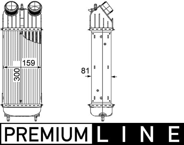MAHLE ORIGINAL Chladič plniaceho vzduchu CI 172 000P 1