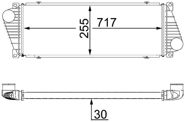 MAHLE ORIGINAL Chladič plniaceho vzduchu CI 18 000S 1