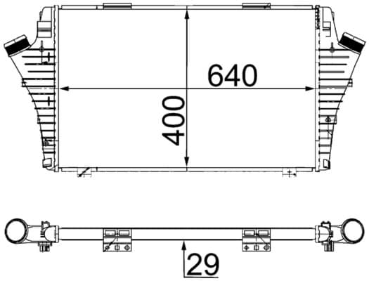 MAHLE ORIGINAL Chladič plniaceho vzduchu CI 24 000S 1