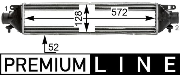 MAHLE ORIGINAL Chladič plniaceho vzduchu CI 437 000P 1