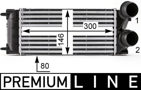 MAHLE ORIGINAL Chladič plniaceho vzduchu CI 528 000P 1