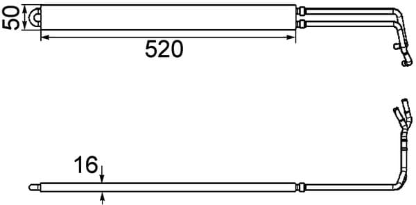 MAHLE ORIGINAL Chladič oleja riadenia CLC 103 000P 1
