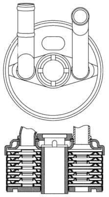 MAHLE ORIGINAL Chladič oleja automatickej prevodovky CLC 184 000S 1