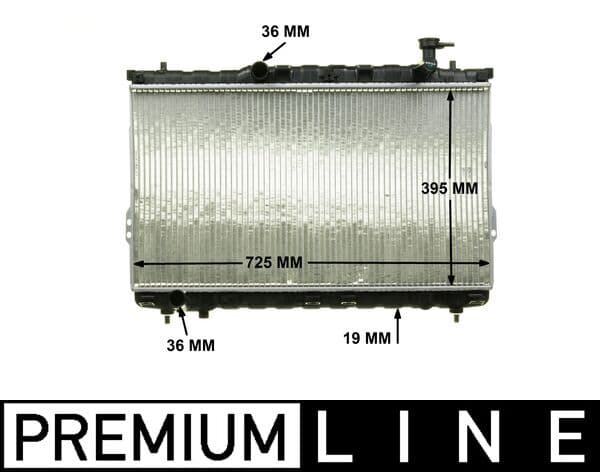 MAHLE ORIGINAL Chladič motora CR 1297 000P 1