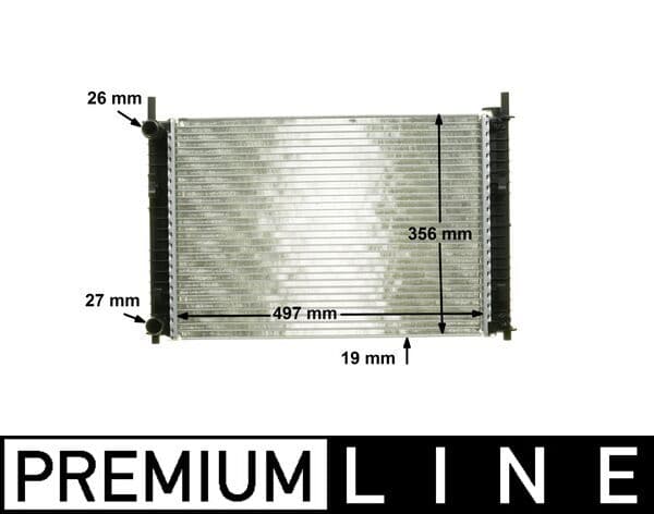 MAHLE ORIGINAL Chladič motora CR 1354 000P 1