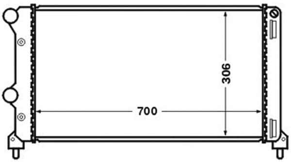 MAHLE ORIGINAL Chladič motora CR 1448 000S 1