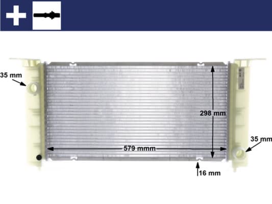 MAHLE ORIGINAL Chladič motora CR 1449 000S 1