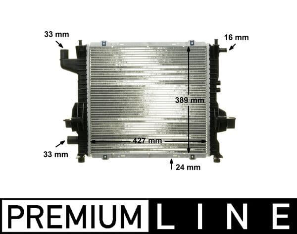 MAHLE ORIGINAL Chladič motora CR 153 000P 1