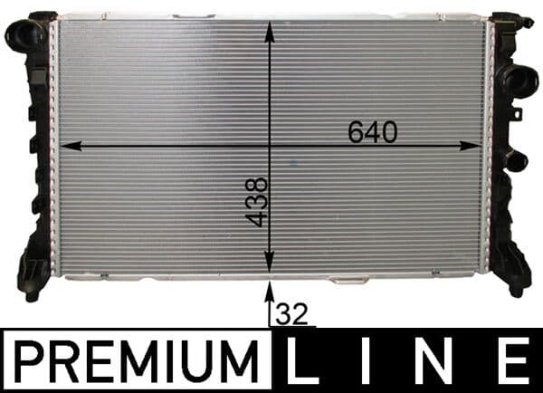 MAHLE ORIGINAL Chladič motora CR 1772 000P 1