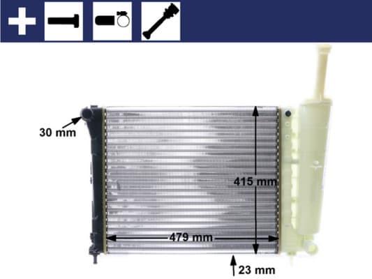 MAHLE ORIGINAL Chladič motora CR 1859 000S 1