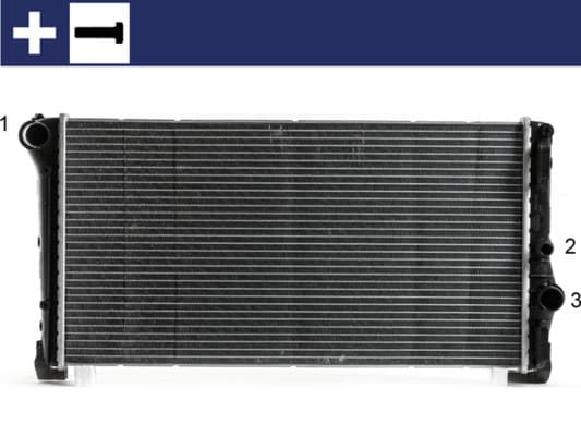 MAHLE ORIGINAL Chladič motora CR 2009 000S 1