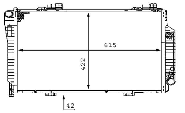 MAHLE ORIGINAL Chladič motora CR 231 000S 1
