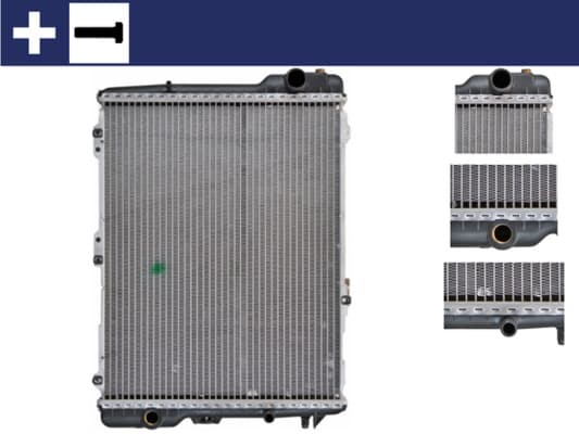 MAHLE ORIGINAL Chladič motora CR 254 000S 1