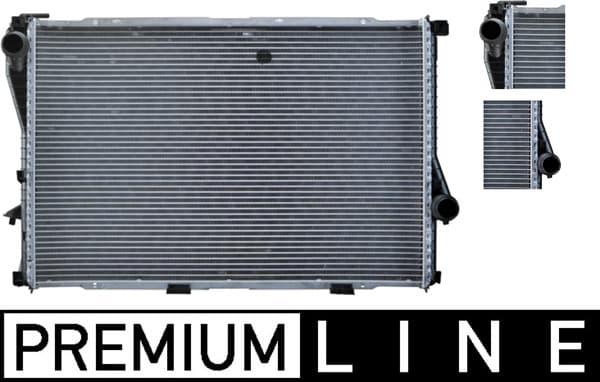 MAHLE ORIGINAL Chladič motora CR 296 000P 1