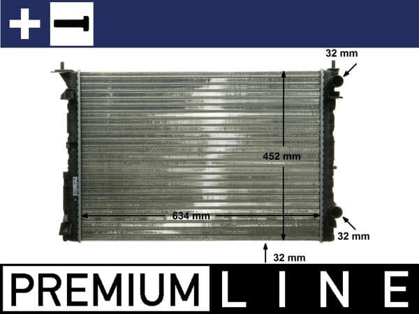 MAHLE ORIGINAL Chladič motora CR 311 000P 1