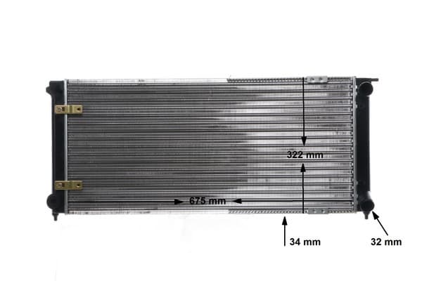 MAHLE ORIGINAL Chladič motora CR 341 000S 1