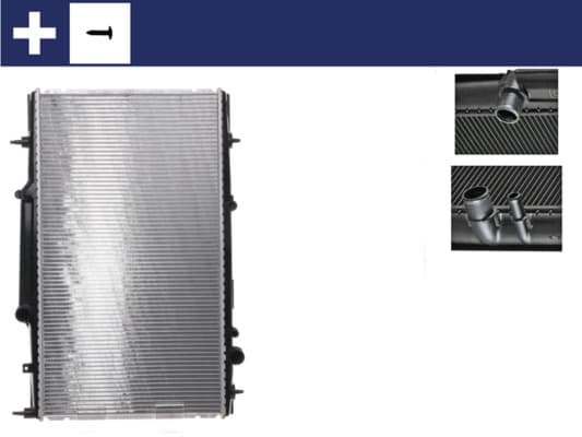 MAHLE ORIGINAL Chladič motora CR 503 000S 1