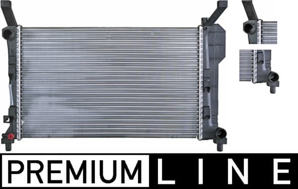 MAHLE ORIGINAL Chladič motora CR 660 000P 1