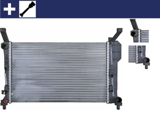 MAHLE ORIGINAL Chladič motora CR 660 000S 1