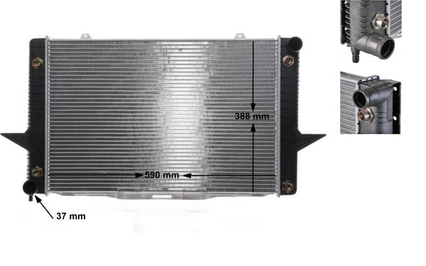 MAHLE ORIGINAL Chladič motora CR 764 000S 1