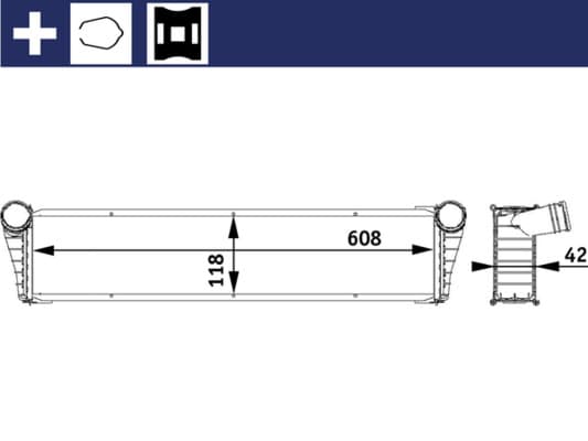 MAHLE ORIGINAL Chladič motora CR 778 000S 1