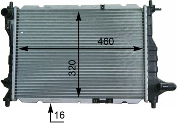 MAHLE ORIGINAL Chladič motora CR 944 000S 1