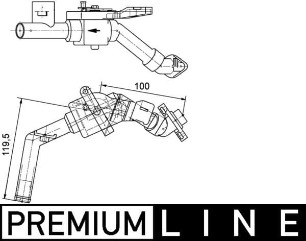 MAHLE ORIGINAL Regulačný ventil chladenia CV 8 000P 1